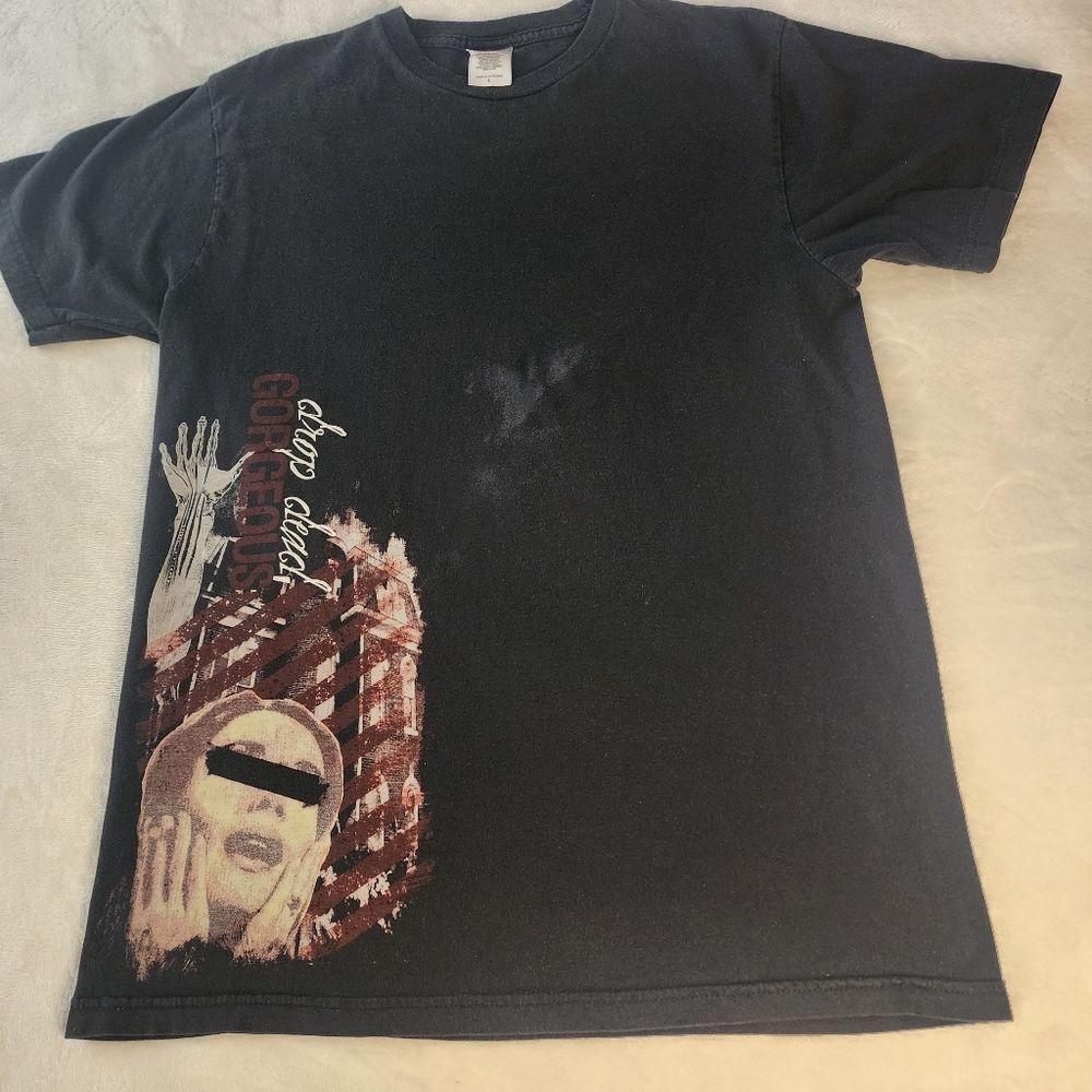 Bay Island Drop Dead Gorgeous Black Tshirt With Graphics Size Large
